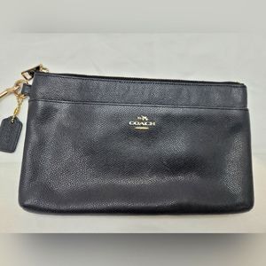 Coach large wristlet clutch.